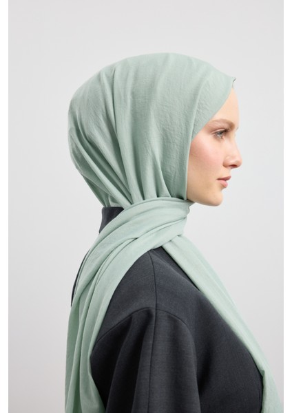 Organik Crash Şal Mint modelleri