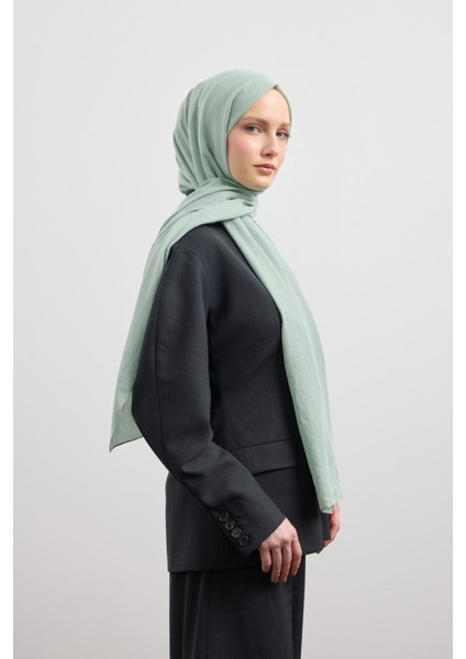 Organik Crash Şal Mint indirimleri