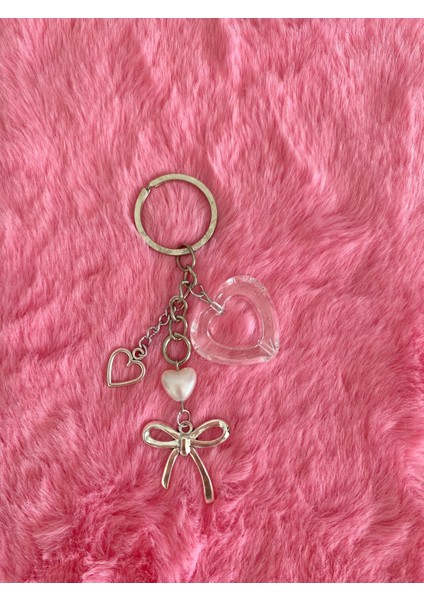 Fiyonk Charmlı Coquette Anahtarlık Çanta Süsü modelleri