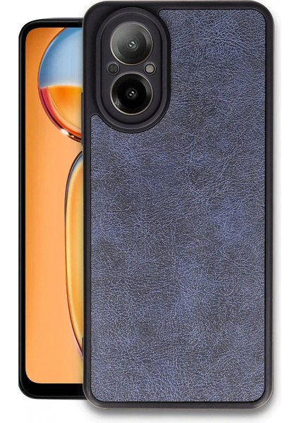 Realme 12 Lite Kılıf Aras Deri Kapak - Lacivert (K95)