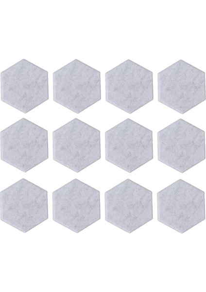 12 Adet Akustik Paneller Yüksek Yoğunluklu Ses Emici Paneller Ses Geçirmez Eğimli Duvar Panelleri 14X12X7CM(GÜMÜŞ Gri)