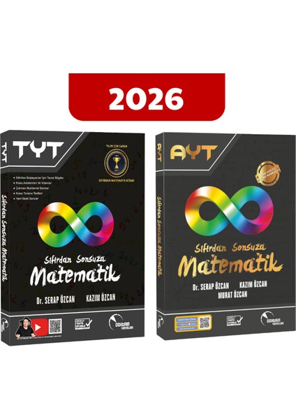 2026 Sıfırdan Sonsuza Yks Matematik Seti ( Tyt Matematik + Ayt Matematik )