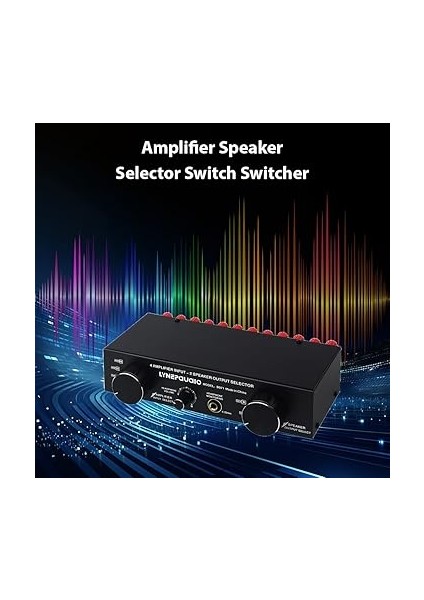 Amplifikatör Hoparlör Seçici Anahtar Değiştirici 4 Giriş 2 Çıkış Veya 2 Giriş 4 Çıkış Güç Amplifikatörü Hoparlör Seçici Anahtarlayıcı Kanal Başına 300 W Hoparlör Anahtar Dağıtıcı modelleri