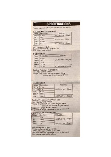 MT6828 Dijital Multimetre Ölçüm Aleti Otomatik modelleri