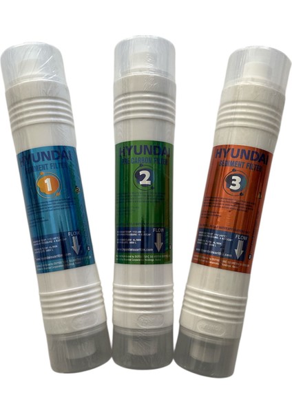 Ares Su Arıtma Cihazı 3'lü Filtre Takımı