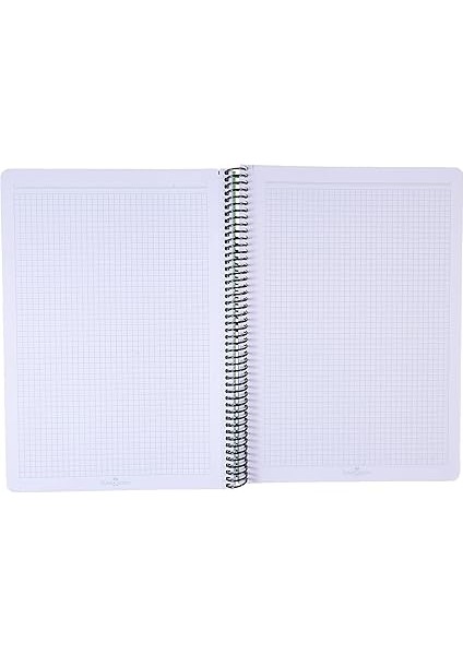 Spiralli Defter, A4, 120 Yaprak, 70G Kağıt, Kareli, Dayanıklı Plastik Kapak, Asorti Renkler, Kullanışlı ve Şık Tasarım indirimleri