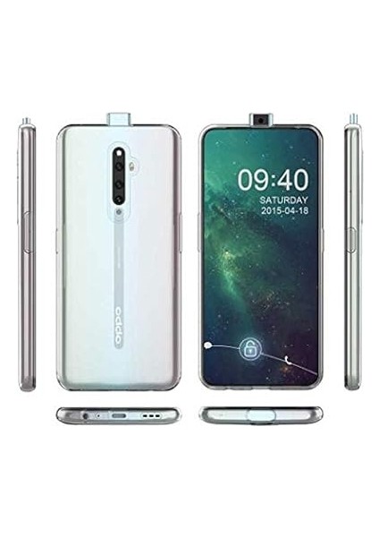 Oppo Reno 2z Uyumlu Kamera Korumalı Darbe Önleyici Ultra Slim Tpu Şeffaf Silikon Kılıf (Şeffaf, Oppo Reno 2z) fiyatları