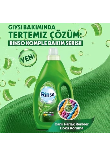 Rinso Sıvı Aloe Vera Renkliler 3 L fiyatları