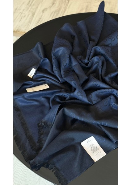 Ince Kumaş G Desen Yün Ipek Şal Çift Taraflı 4 Mevsim Silk Scrafs