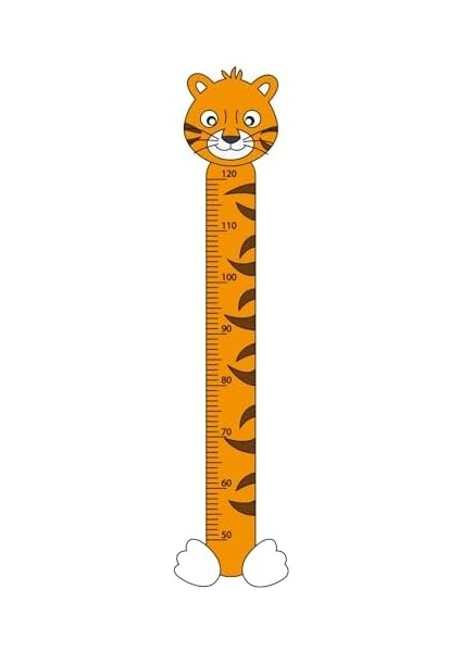Temalı Çocuk Boy Ölçer Duvar – Sevimli Hayvan Figürlü Yükseklik Cetveli fiyatları