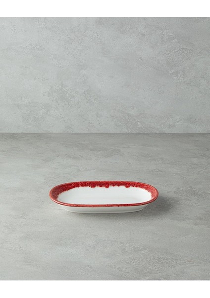 Larry Kayık Tabak 24 cm Kırmızı