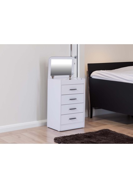 Golf 4 Çekmeceli Şifonyer Beyaz modelleri