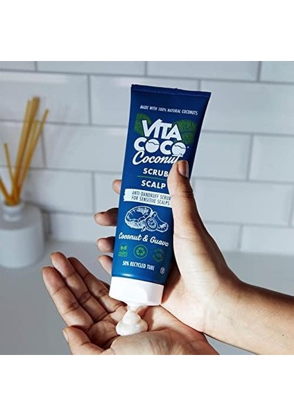 Vita Coco Scrub Sensitive Scalp 250 ml (Hassas Saç Derisi Için Saç Derisi Peelingi )