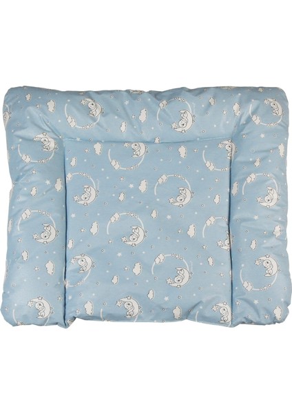 Baby&apos;ness Elyaf Dolgulu Pvc Alt Değiştirme Minderi, Sıvı Geçirmez, Leke Tutmaz, Aydede Desenli, Mavi, 75X85CM modelleri