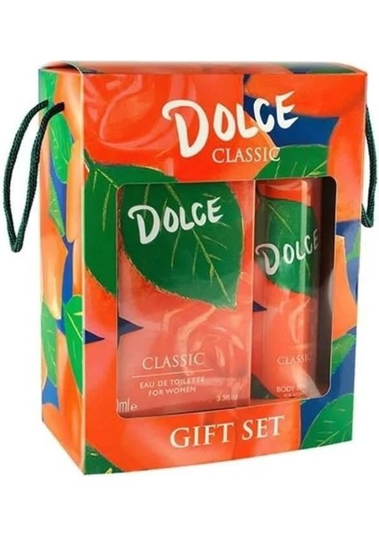 Dolce Classic Edt+Deodorant Gift Set 1 Paket (1 x 250 Ml)