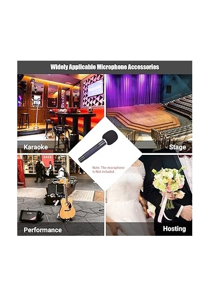 5 Adet Mikrofon Köpük Ön Cam Ön Cam Gürültü Azaltma Sünger Mikrofon El Kondenser Mikrofon Için Kapak indirimleri