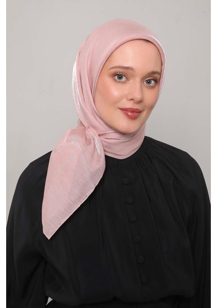 Pembe Pırıltı Eşarp