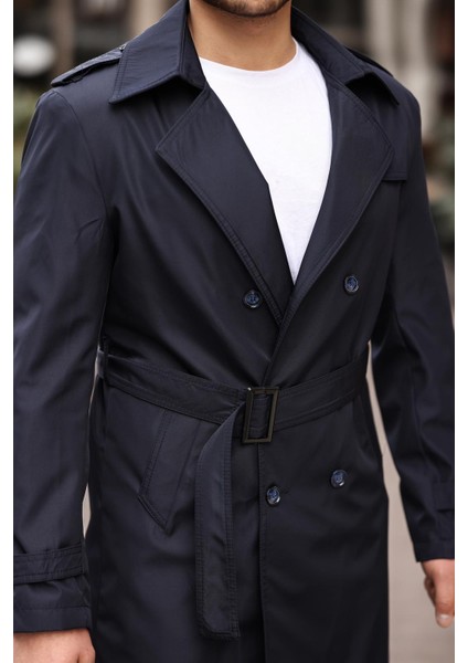 Uzun Beli Kemerli Apoletli Trençkot & Pardesü modelleri