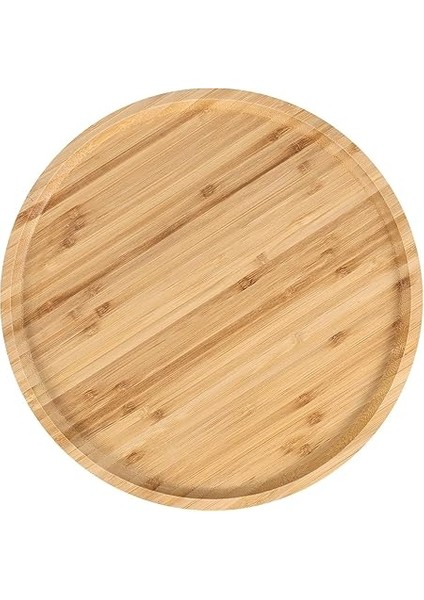 Bambu Lüx Yuvarlak Servis 25 * 25CM, Sunumluk & Çerezlik Sunum Tabağı modelleri