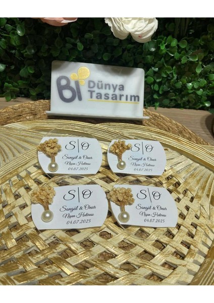 Uv Baskı Pleksi Magnet Söz, Nişan, Nikah, Düğün, Kına 10 Adet modelleri