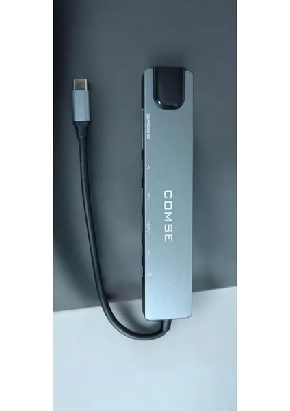 Uyumlu USB Typec 8 Li Hub Dönüştürücü Çevirici Çoklayıcı USB Hdmı Micro Sd 8 Girişli fiyatları