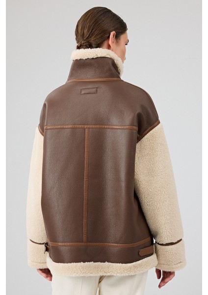 Helsinki Kadın Kahverengi Kısa Teddy Mont 25WGP5317FF indirimleri