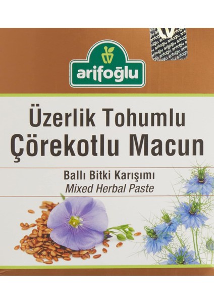 Arifoğlu Üzerlik Tohumlu Çörekotlu Macun 450 gr fiyatları