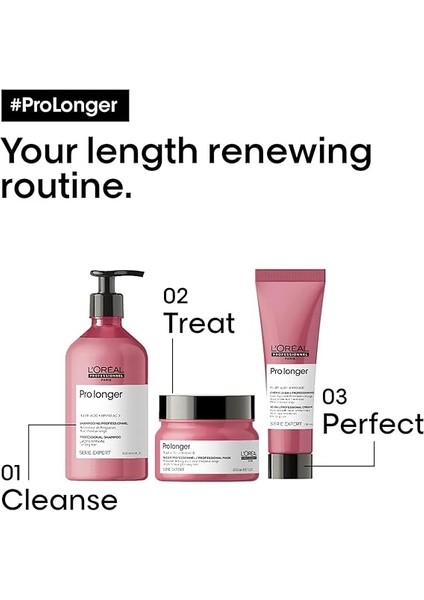 Professionnel Paris Serie Expert Pro Longersaç Boylarının Görünümünü Yenileyici ve Yoğunlaştırıcı Durulanmayan Bakım 150ML indirimleri