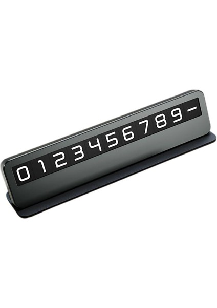 Premıum Deri Alaşım Gizlenebilir Araç Telefon Numaratörü Geçici Telefon Numaratörü