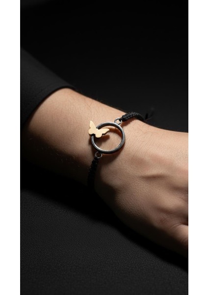 Kelebek Oksitli Çember Gümüş Bileklik fırsatları