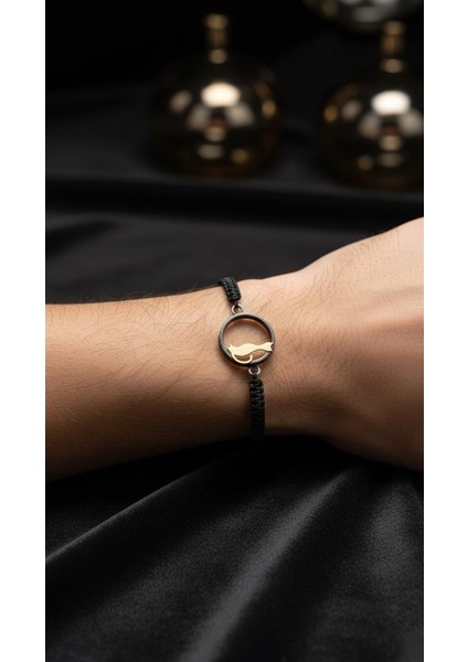 Kuyruklu Kedi Çember Gümüş Bileklik fırsatları