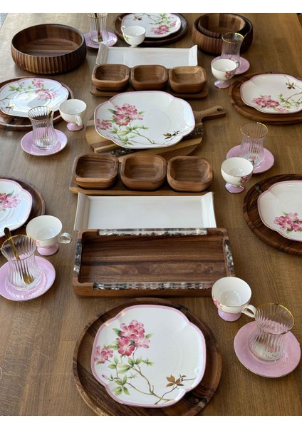 Kahvaltı Takımı Blossom 52 Parça 6 Kişilik