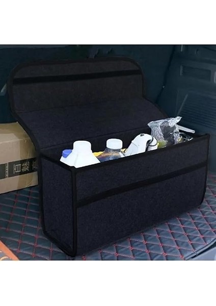 - Araç Bagaj Düzenleyici Çanta, Premium Kalın Araba Çantası Organizer, Oto Içi Aksesuar Malzeme Düzenleme, Otomobil Alet Saklama Kutusu - 50 x 24 x 17 cm indirimleri