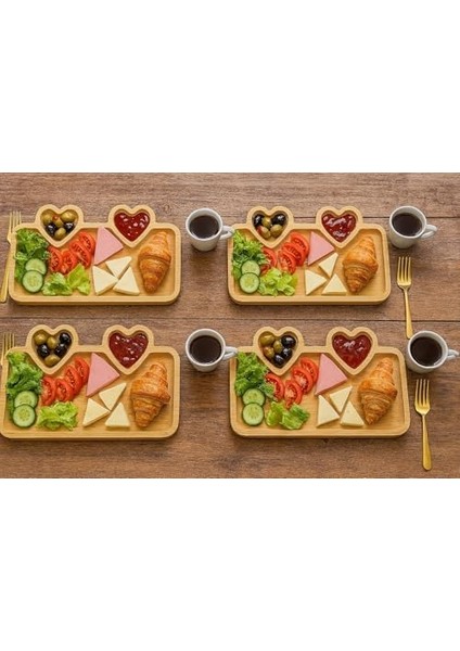 High-Tech Kalpli Bölmeli Bambu Atıştırmalık Tabağı – Kuruyemiş, Lokum ve Kuru Meyve Servis Tepsisi | Ahşap Sunum Tabağı, Türk Kahvesi Yanı Için Şık Sunum modelleri