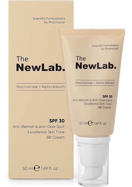 Newlab. Akne ve Leke Karşıtı Cilt Tonu Eşitleyici Spf 30 Bb Krem 50 ml indirimleri