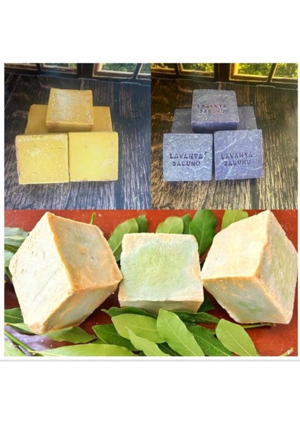 Hatay Tyke Sabun Paketi (Defne Sabunu-Bıttım Sabunu-Lavanta Sabunu)