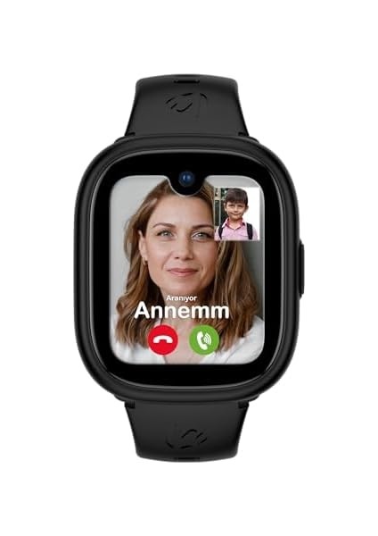 5 Plus Çocuk Akıllı Saat - Görüntülü Arama, Gps, Sos, Sağlık Takibi, Güvenli Alan (Siyah) modelleri