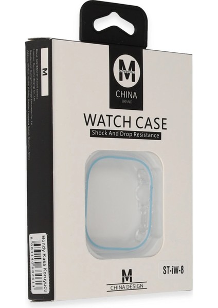 Xmpdby Movenchy Watch Ultra 49MM Bondy Kasa Koruyucu - Sierra Blue