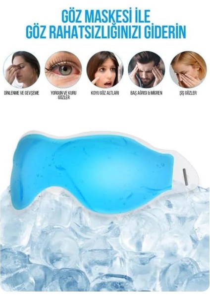 Aee® 2 Adet Soğuk Jel Göz Bandı – Migren, Baş Ağrısı, Şişlik ve Morarma Için Etkili Soğuk Terapi Göz Dinlendirici Ağrı Giderici fiyatları