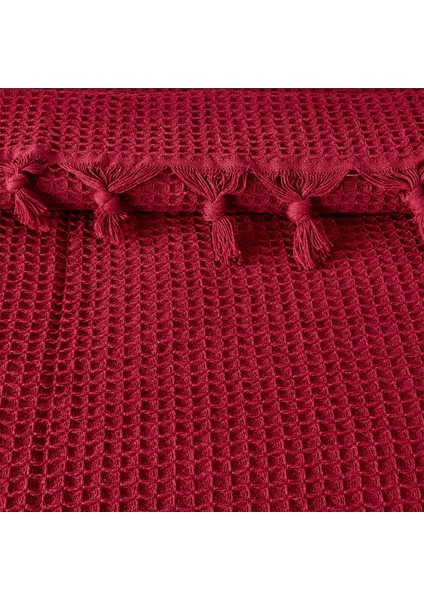 Soft Alora Tek Kişilik Yatak Örtüsü - Kırmızı - 160X230 cm fiyatları