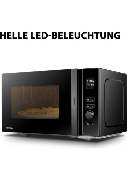 Toshıba MV-AM20T(BK) Solo Mikrodalga Fırın | 20 L, 12 Otomatik Program ve Easy-Clean Emaye Iç Yüzey modelleri