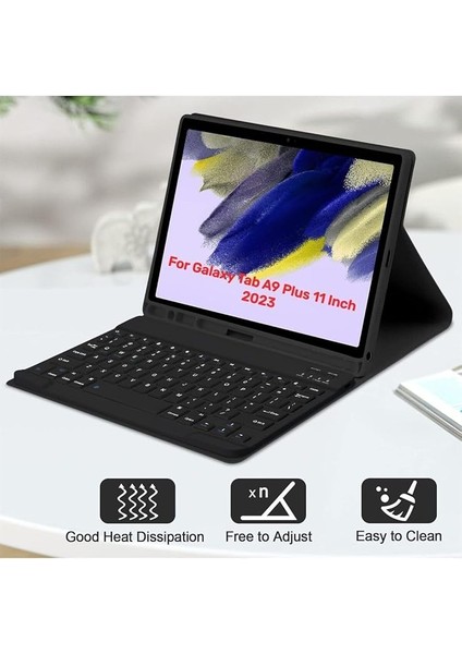 Galaxy Tab A9+ Plus 11 Inç SM-X210 ile Uyumlu Bluetooth Klavyeli Kılıfı + Mouse fiyatları
