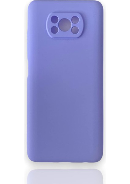 X3 Nfc Uyumlu Kılıf Kamera Lens Korumalı Esnek Silikon Yıkanabilir Uzun Ömürlü Kapak - Lila