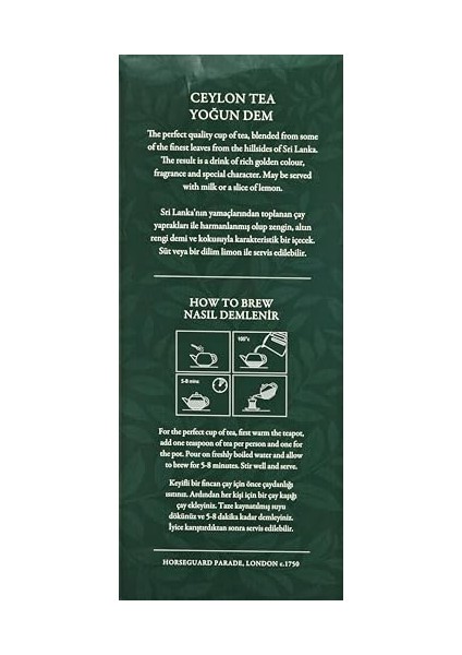 Ahmad Tea Ceylon Tea 400 gr Dökme Çay modelleri