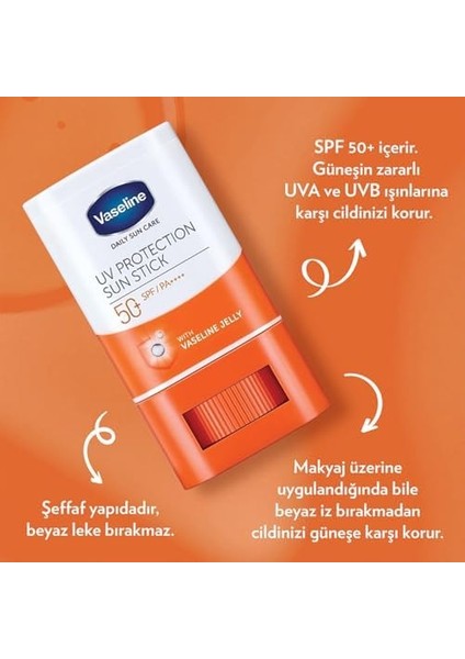 Vaseline Günlük Güneş Koruyucu Stick Spf 50+ 15G