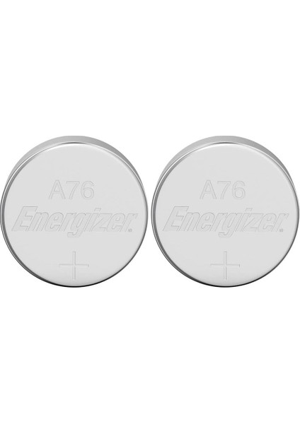 A76/LR44 Alkaline 2&apos;li Pil, Krom/siyah/kırmızı