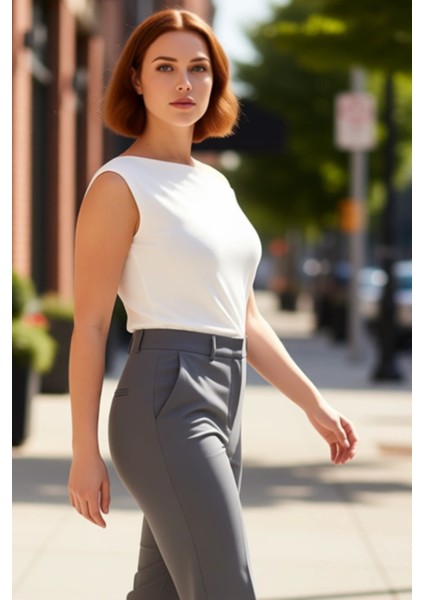 Kadın Fitted Kayık Yaka Düşük Kol Örme Bluz Konforlu ve Şık Günlük Giyim Seçeneği Kaliteli fırsatları