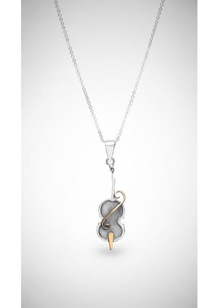 Yaylı Enstrüman Çello Gümüş Kolye Ucu indirimleri