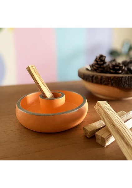 Santo Seramik Tütsülük | Turuncu Rengi | Döküm Seramik Tozu | El