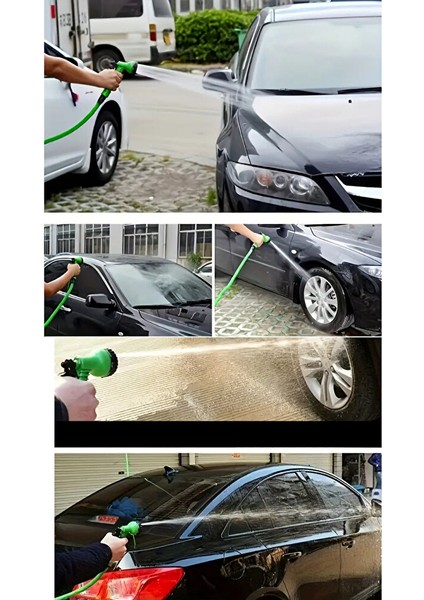 Uzayan Hortum L Bahçe Sulama L Araç Yıkama Hortumu L 7 Kademeli Başlık Tabanca L Ilaçlama fırsatları